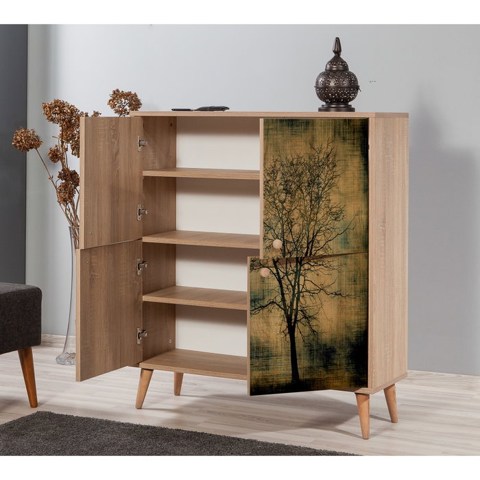 Hanah Home Multilux - 729 Armario Multiusos Roble Sonoma